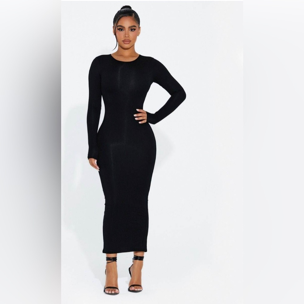 NWT Naked Wardrobe Extra Butter MIDI Dress